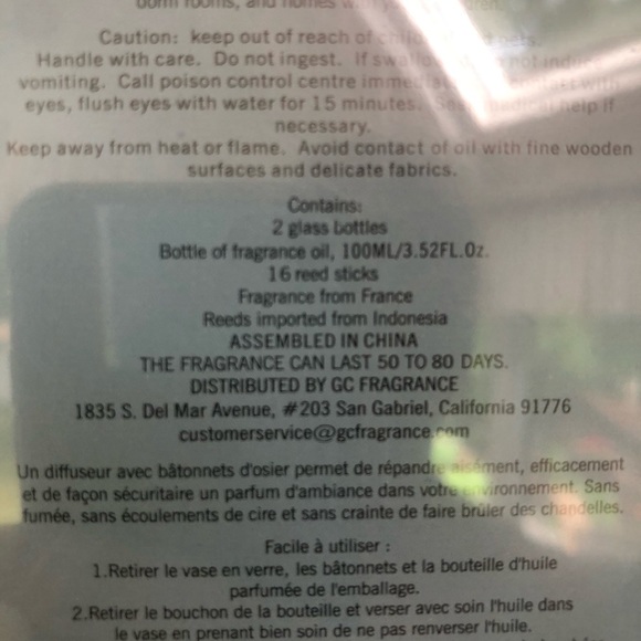 Aromatherapy Diffuser Set Vanilla Grapefruit NWT - Picture 10 of 12